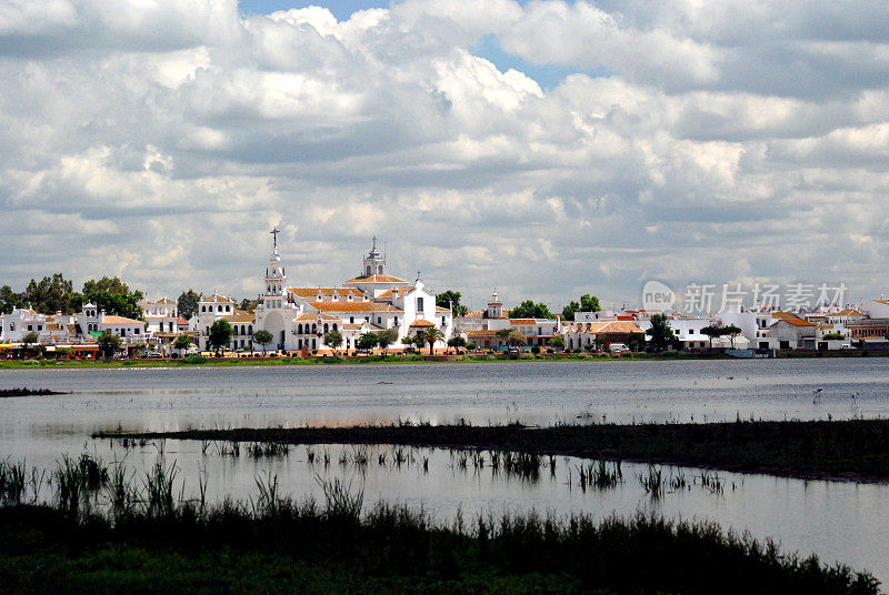 El Rocio，西班牙朝圣村